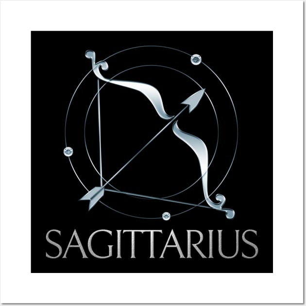 Saggitarius Zodiac Sign Wall Art by Author Gemma James